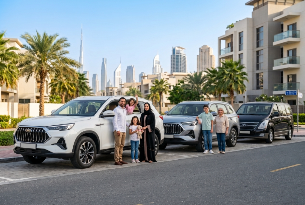 Family Cars for Rent in Dubai