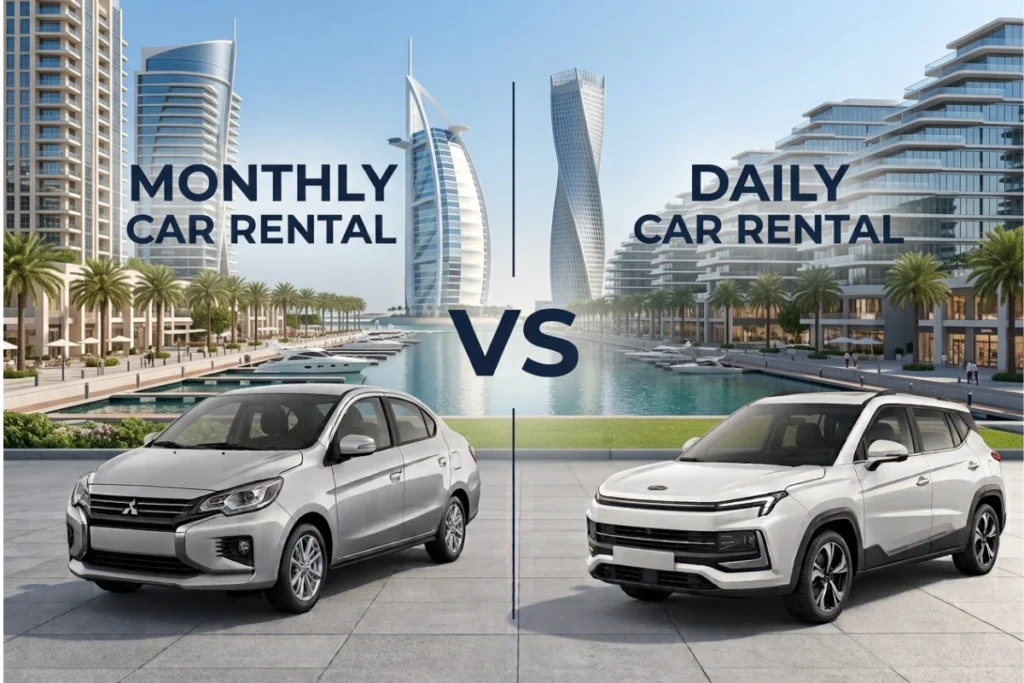 Monthly vs Daily Car Rental in Dubai